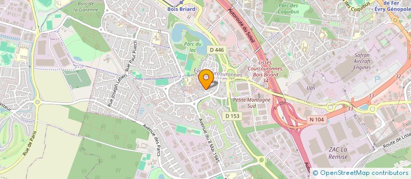 localisation de l'entreprise MADAME CLAUDINE ROUFFIGNAC  LISSES