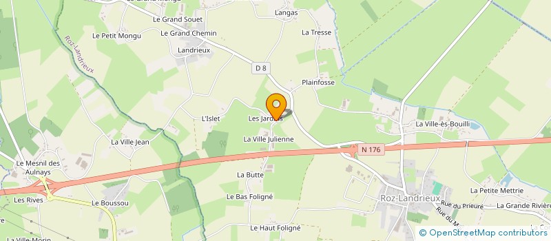 localisation de l'entreprise MADAME CLAUDINE ROUPIE à ROZ-LANDRIEUX