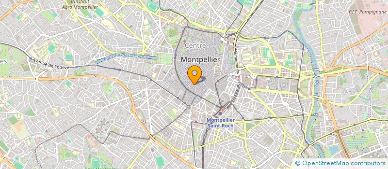 localisation de l'entreprise MADAME CLAUDINE ROUSSEAU à MONTPELLIER