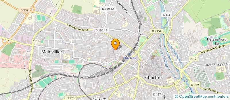 localisation de l'entreprise MADAME CLAUDINE ROUXEL à CHARTRES