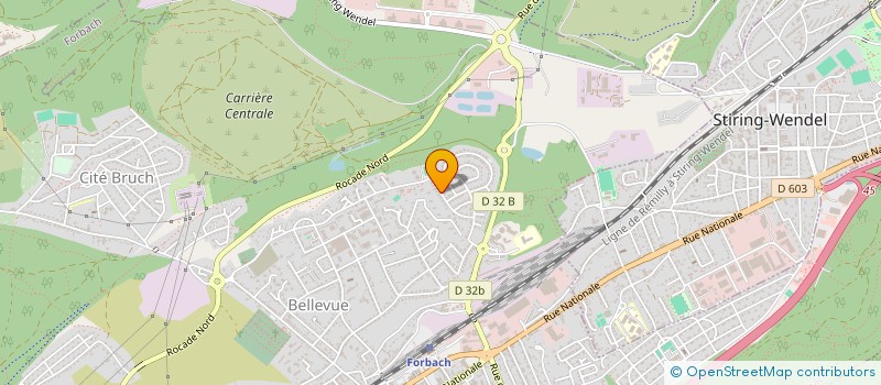 localisation de l'entreprise MADAME CLAUDINE RUMPLER  FORBACH