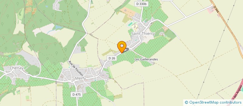 localisation de l'entreprise MADAME CLAUDINE SAILLY  SAINT-THIERRY