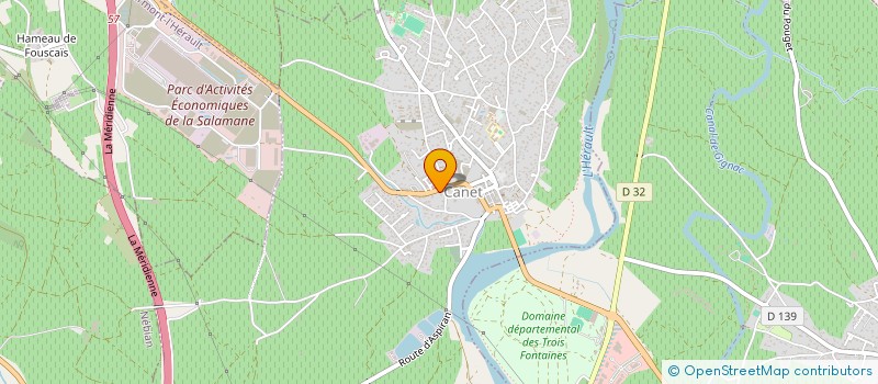 localisation de l'entreprise MADAME CLAUDINE SAINT-ROCH  CANET