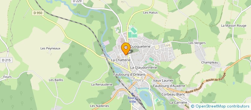 localisation de l'entreprise MADAME CLAUDINE SAJET à TOUCY