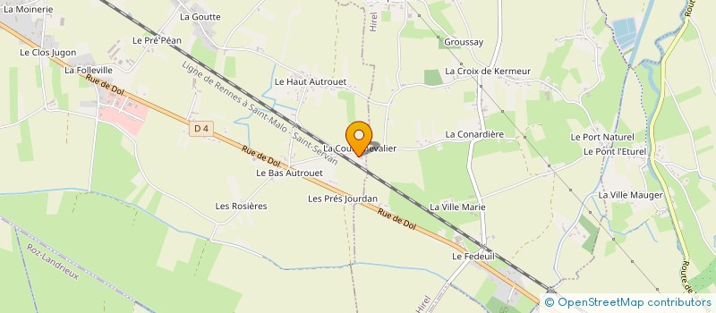 localisation de l'entreprise MADAME CLAUDINE SALIOU  LA FRESNAIS