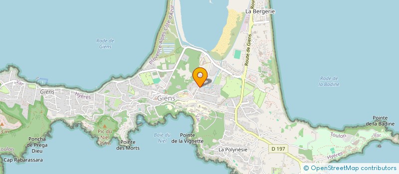 localisation de l'entreprise MADAME CLAUDINE SALOMONE à HYERES
