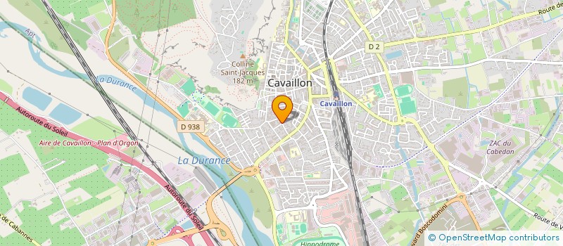 localisation de l'entreprise MADAME CLAUDINE SAUZE  CAVAILLON