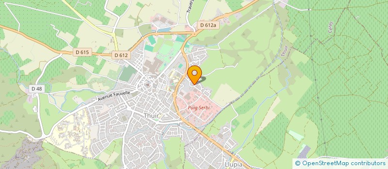 localisation de l'entreprise MADAME CLAUDINE SCHILZ  THUIR