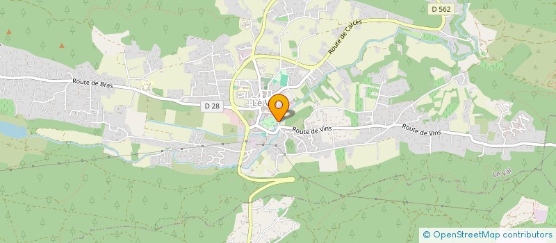 localisation de l'entreprise MADAME CLAUDINE SCHMIDT  LE VAL