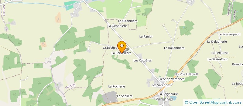 localisation de l'entreprise MADAME CLAUDINE SELLIER  LOCHES