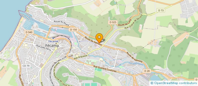 localisation de l'entreprise MADAME CLAUDINE SENECAL  FECAMP