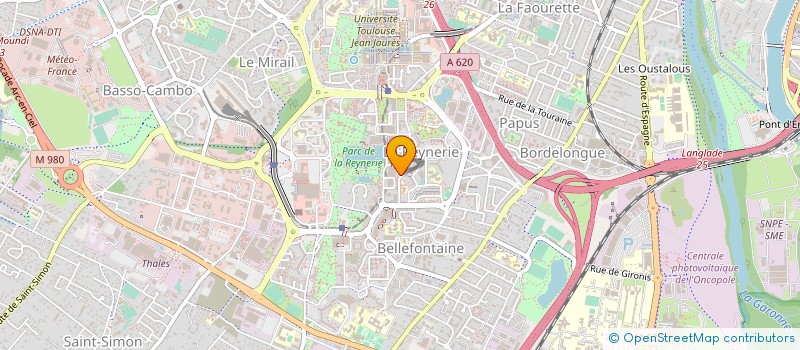 localisation de l'entreprise MADAME CLAUDINE SEUNES à TOULOUSE