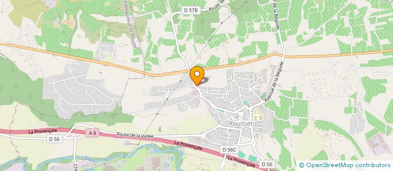 localisation de l'entreprise MADAME CLAUDINE SILVY  ROUSSET