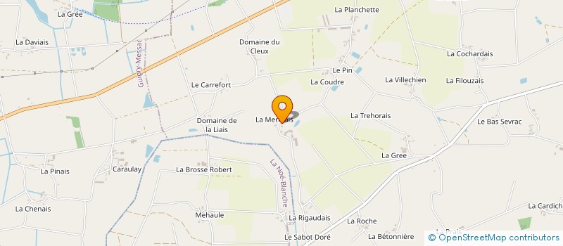 localisation de l'entreprise MADAME CLAUDINE SIMON  BAIN-DE-BRETAGNE
