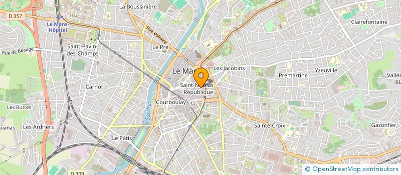 localisation de l'entreprise MADAME CLAUDINE SIMON  LE MANS