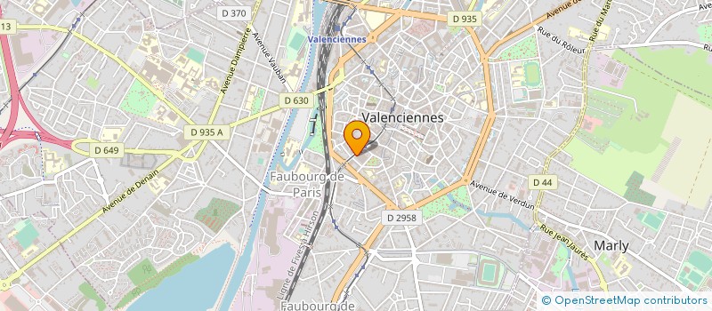 localisation de l'entreprise MADAME CLAUDINE SOBCZAK à VALENCIENNES