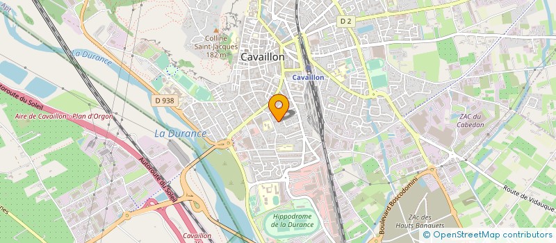 localisation de l'entreprise MADAME CLAUDINE SOLLIEZ  CAVAILLON