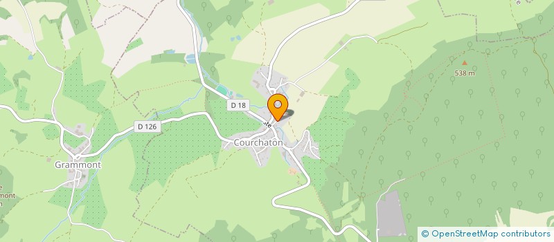 localisation de l'entreprise MADAME CLAUDINE SONET  COURCHATON