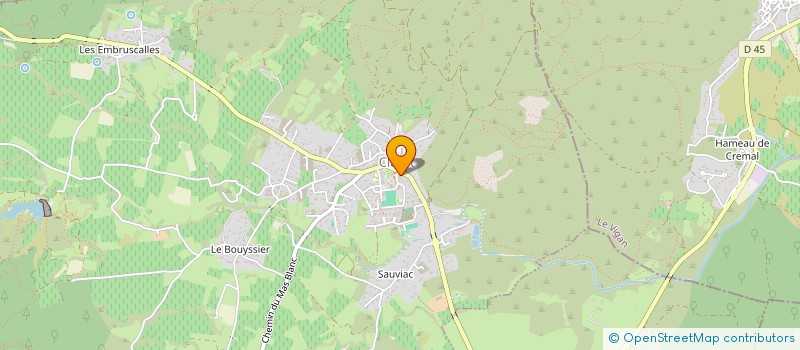 localisation de l'entreprise MADAME CLAUDINE SOUCHE  CLARET