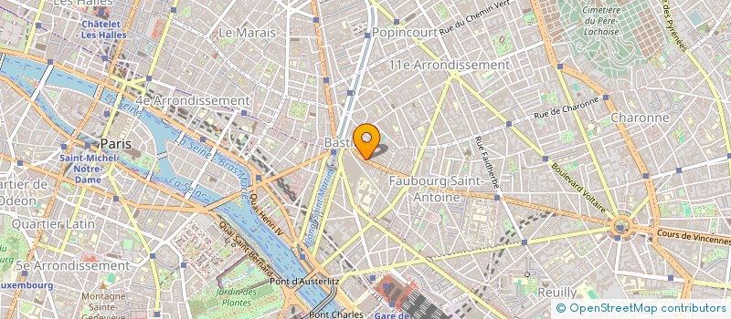 localisation de l'entreprise MADAME CLAUDINE SOUSSAN  PARIS 11