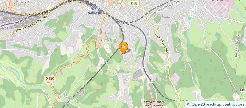 localisation de l'entreprise MADAME CLAUDINE SUDRIE  BRIVE-LA-GAILLARDE