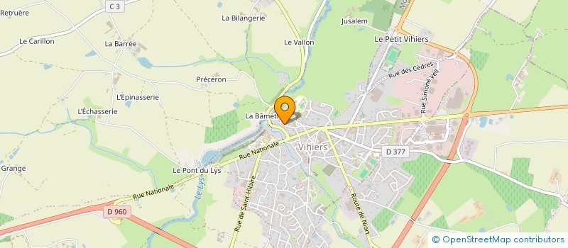 localisation de l'entreprise MADAME CLAUDINE SZYMEZAK à LYS-HAUT-LAYON
