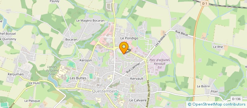 localisation de l'entreprise MADAME CLAUDINE TER VARTANIAN  QUESTEMBERT