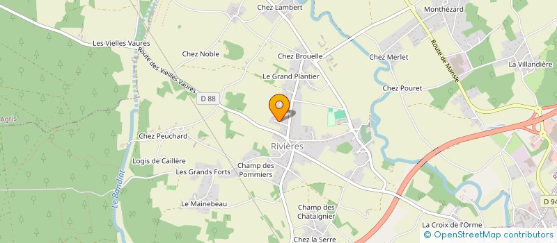 localisation de l'entreprise MADAME CLAUDINE TERRACHER à MOULINS-SUR-TARDOIRE