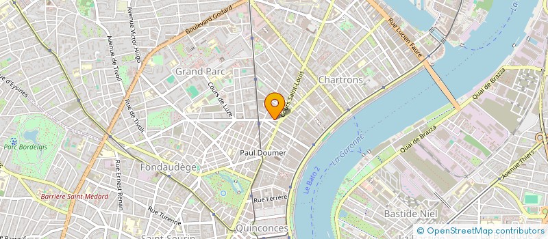 localisation de l'entreprise MADAME CLAUDINE TEYNIE  BORDEAUX