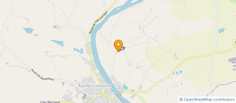 localisation de l'entreprise MADAME CLAUDINE THEVENET à AVAILLES-LIMOUZINE