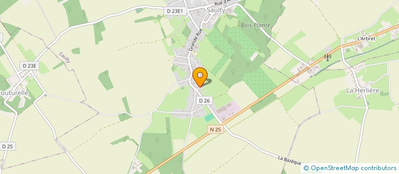 localisation de l'entreprise MADAME CLAUDINE TIRON  SAULTY