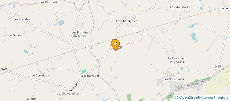 localisation de l'entreprise MADAME CLAUDINE TIXIER à SAINT-DENIS-DE-JOUHET