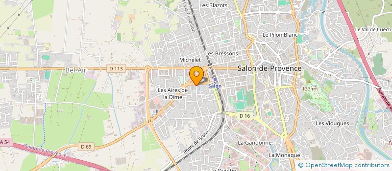 localisation de l'entreprise MADAME CLAUDINE TONNELIER  SALON-DE-PROVENCE