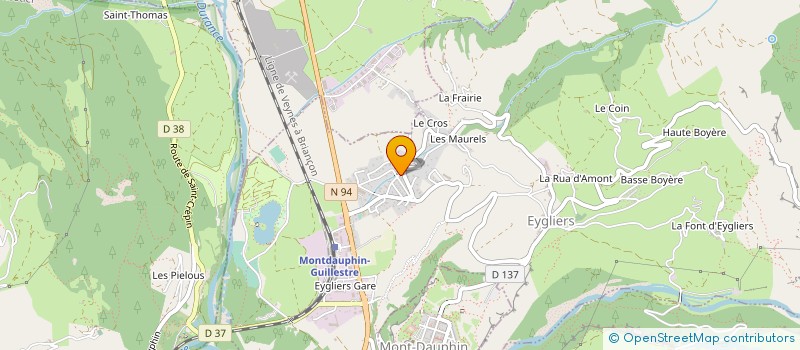 localisation de l'entreprise MADAME CLAUDINE TOURN  EYGLIERS