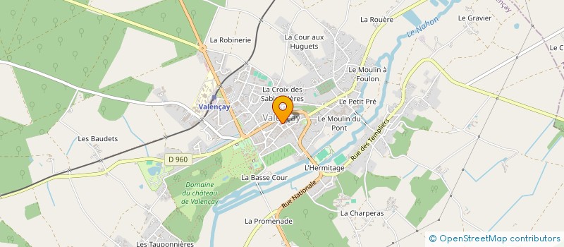localisation de l'entreprise MADAME CLAUDINE TRANNIN à VALENCAY