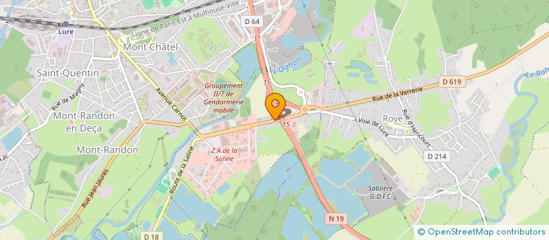 localisation de l'entreprise MADAME CLAUDINE TRIPONNEY  LURE