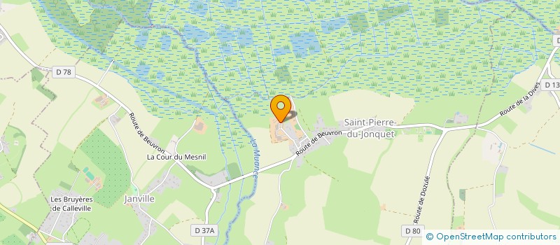 localisation de l'entreprise MADAME CLAUDINE TROUPLIN  SAINT-PIERRE-DU-JONQUET