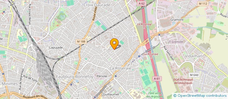 localisation de l'entreprise MADAME CLAUDINE VALETTE à TOULOUSE