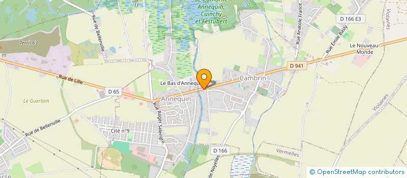 localisation de l'entreprise MADAME CLAUDINE VAN ACKER  CAMBRIN