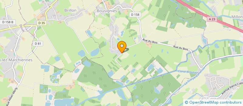 localisation de l'entreprise MADAME CLAUDINE VAN POUCKE à BOUSIGNIES