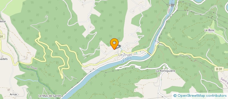 localisation de l'entreprise MADAME CLAUDINE VAYSETTE  AYSSENES