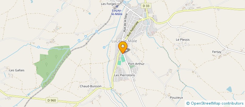 localisation de l'entreprise MADAME CLAUDINE VELAYOUDON à LUCAY-LE-MALE