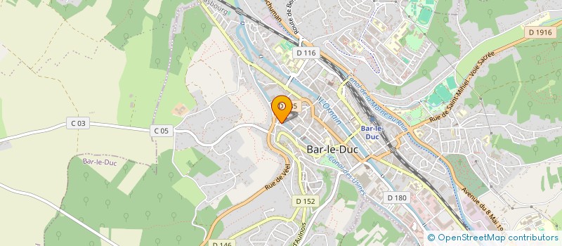 localisation de l'entreprise MADAME CLAUDINE VENTRA à BAR-LE-DUC