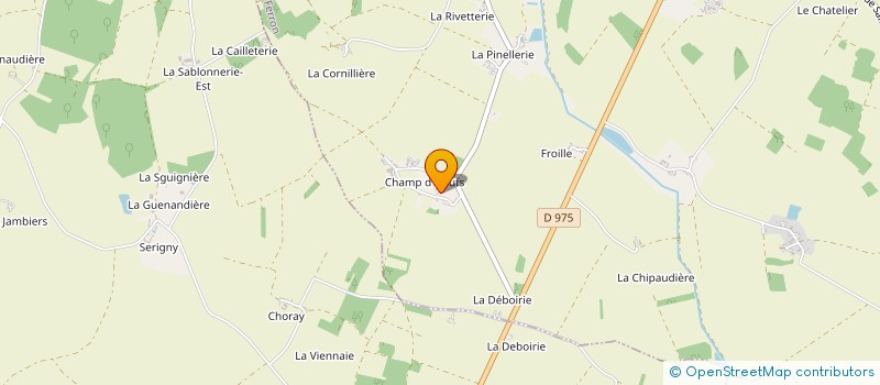 localisation de l'entreprise MADAME CLAUDINE VERNEAU à AZAY-LE-FERRON