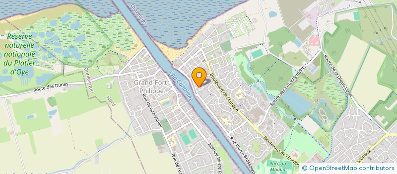 localisation de l'entreprise MADAME CLAUDINE VERVAECK à GRAVELINES