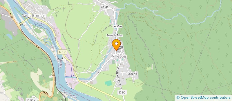 localisation de l'entreprise MADAME CLAUDINE VIARDOT à VILLEBOIS