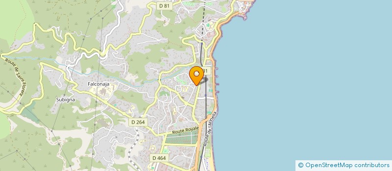 localisation de l'entreprise MADAME CLAUDINE VIDAL à BASTIA