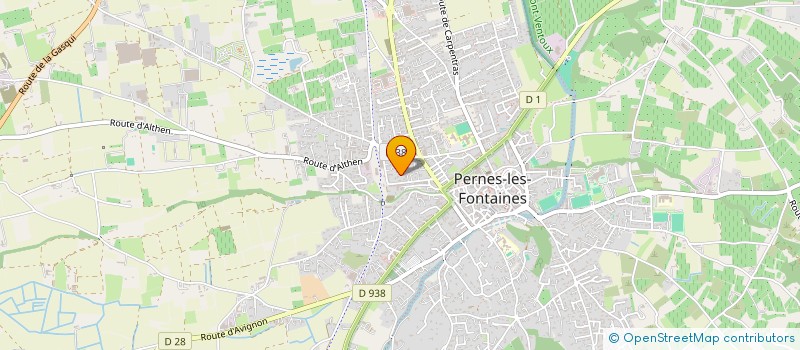 localisation de l'entreprise MADAME CLAUDINE VIGIER  PERNES-LES-FONTAINES