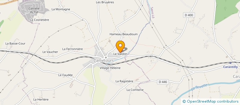 localisation de l'entreprise MADAME CLAUDINE VIGOT à CAMETOURS