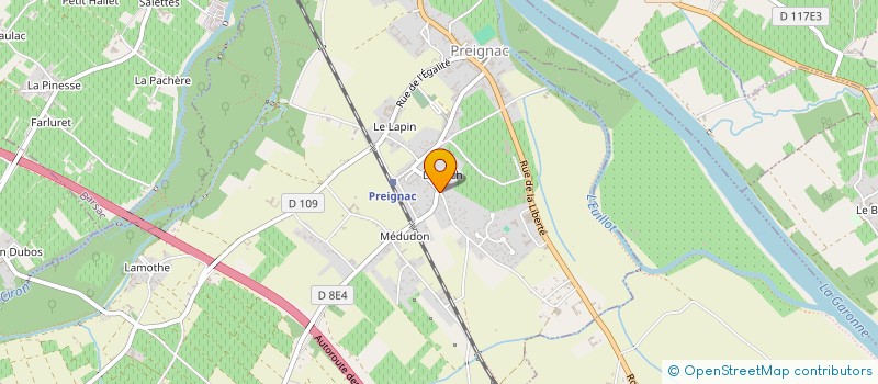 localisation de l'entreprise MADAME CLAUDINE VILLETTE à PREIGNAC